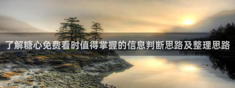 糖心vlog在线观看免费:了解糖心免费看时值得掌握的信息判断思路及整理思路